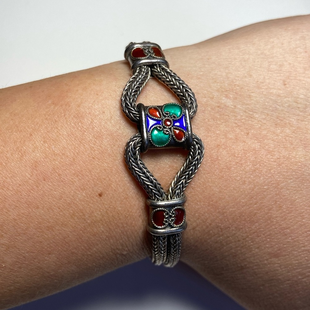 Stunning Braided 925 Bracelet